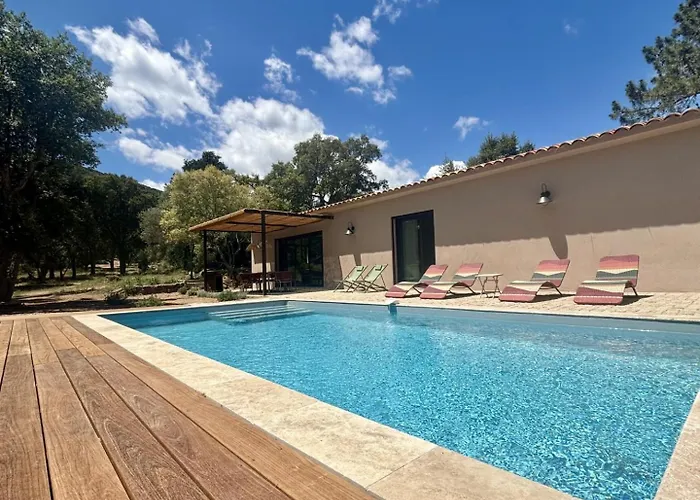 Vila Neuve Pinarello Avec Piscine Privee, A 450m Zonza